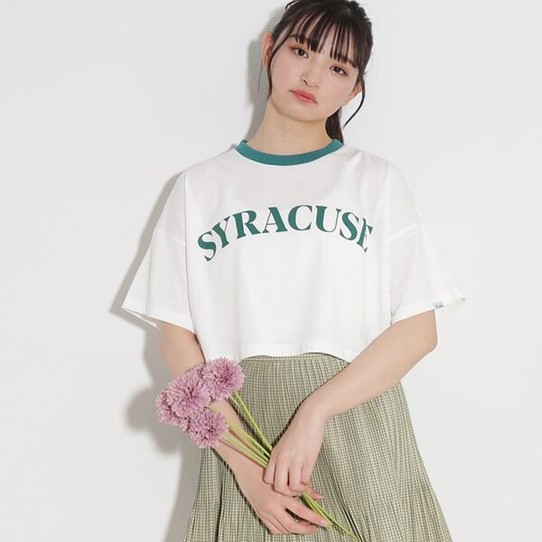 リンガークロップドTシャツ