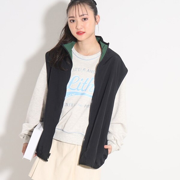 【リバーシブル】ナイロンベスト