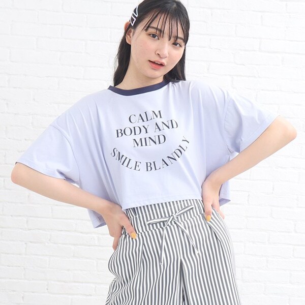 【接触冷感機能付き】リンガー配色Tシャツ