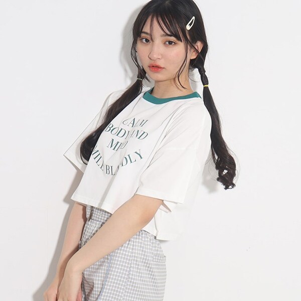 【接触冷感機能付き】リンガー配色Tシャツ
