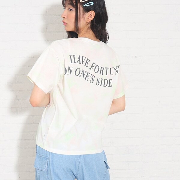 一枚で主役級！タイダイバックロゴTシャツ