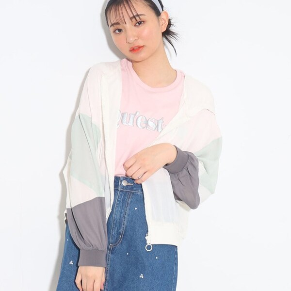 【UV】軽くてさらっと♪日焼け対策にも最適！シアースポブルゾン