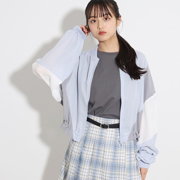 【UV機能付き】裾ドロストシアージャケット