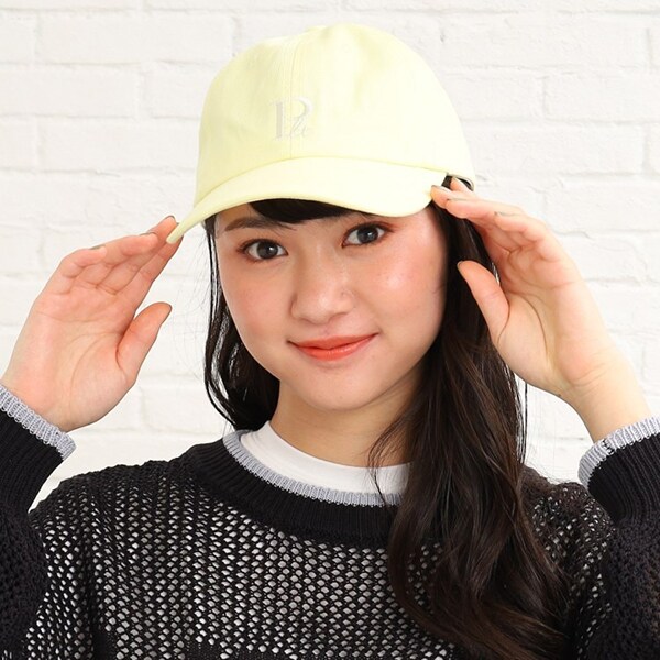 【UVカット】日焼け対策！Pロゴパステルカラーキャップ