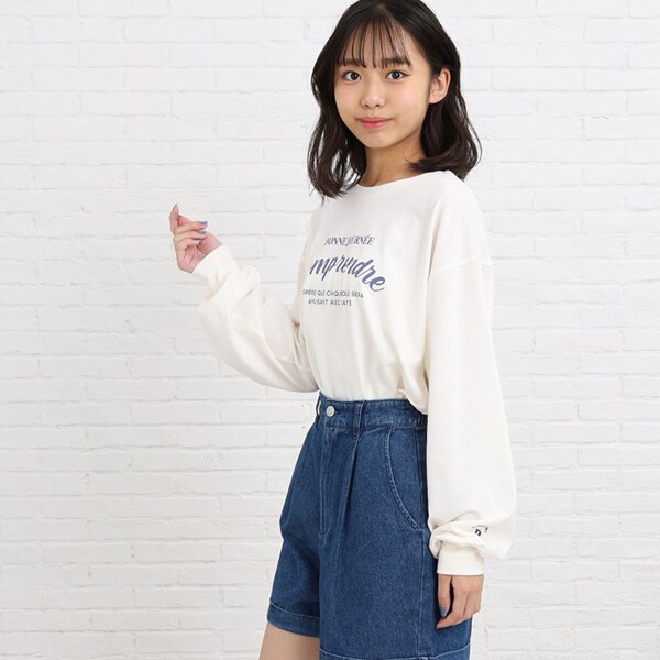 【130cm/165cmサイズあり】ロゴロンT