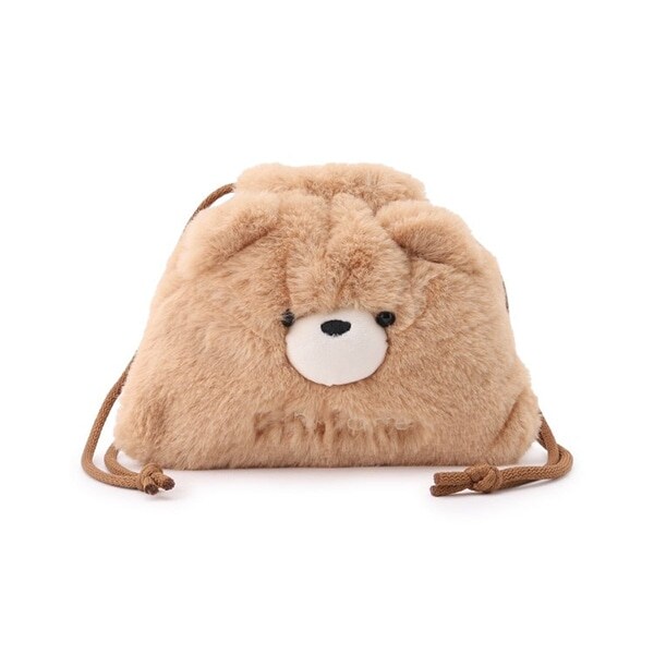 フェイクファークマ巾着