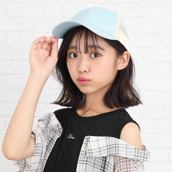 リボンメッシュCAP