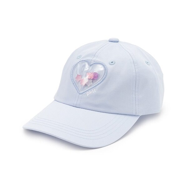 ハートビニール×モチーフ入りCAP