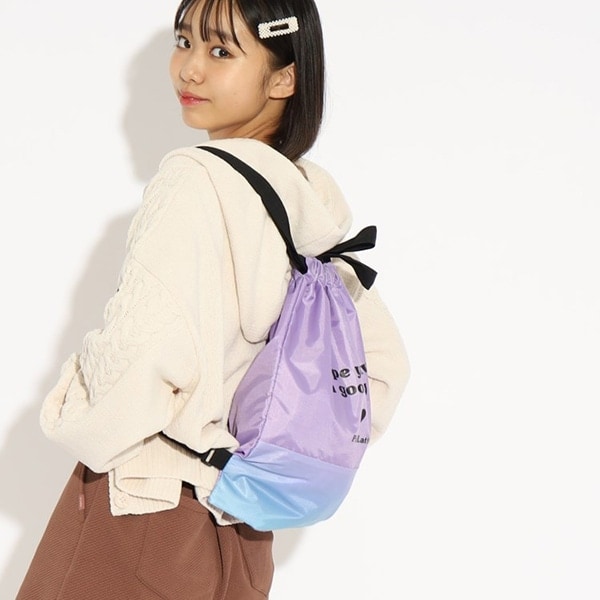 グラデーション配色ナップサック