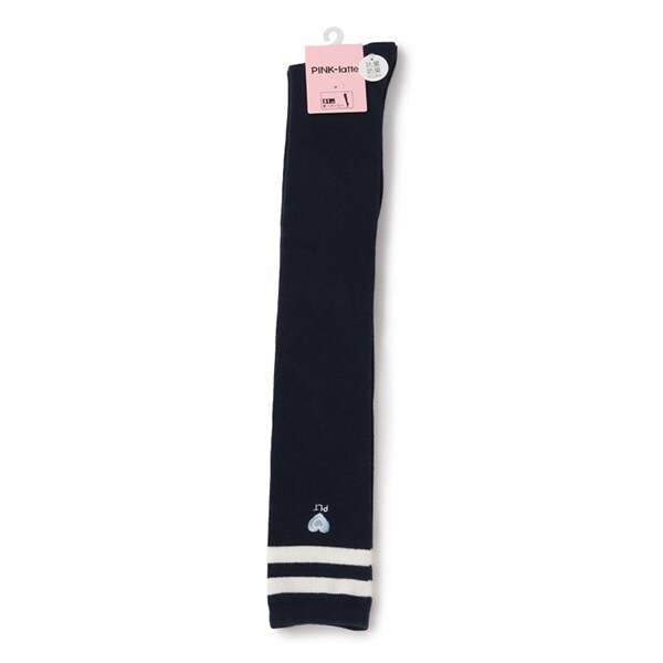 ラインワンポイントロゴ51cmニーハイ