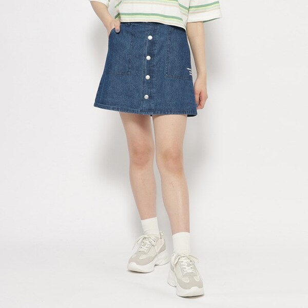 AfternoonTea× LIBERTY前ボタンスカート　新品 130cmあり/アジャスターあり】前ボタンスカート(SS(130-140