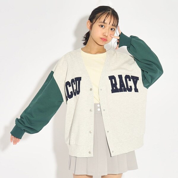 シャーリーテンプル うさぎ アップリケ カーディガン ピンク 130 by 