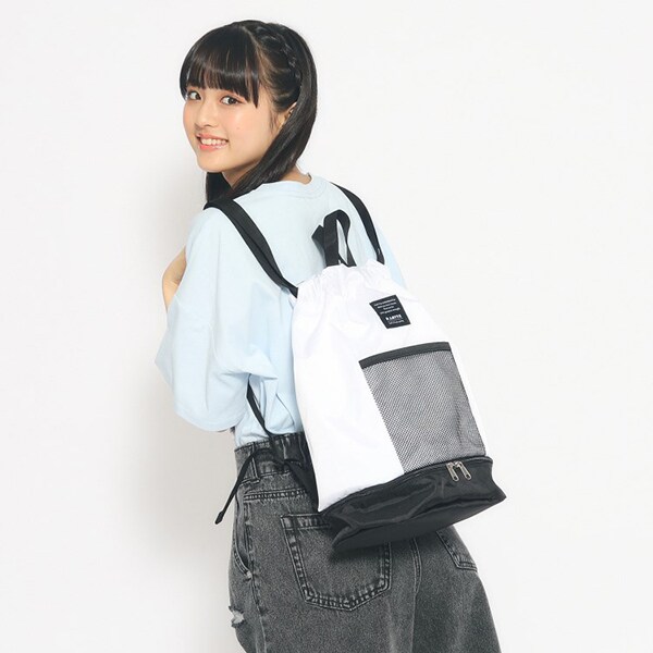 【プールグッズ】二重底ナップサック