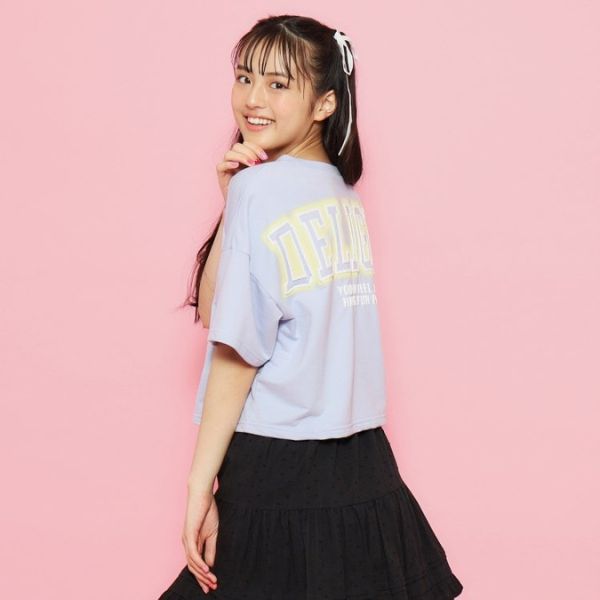 【接触冷感】カレッジスプレーロゴTシャツ