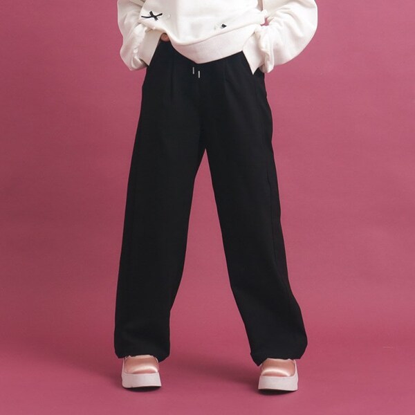 R♡R★新品 ピンクラテ★ひんやりイ－ジ－ワイドパンツ 140 公式】PINK-latte（ピンクラテ）の通販 | キッズのパンツ フル