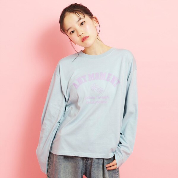 カレッジフラワーロンT