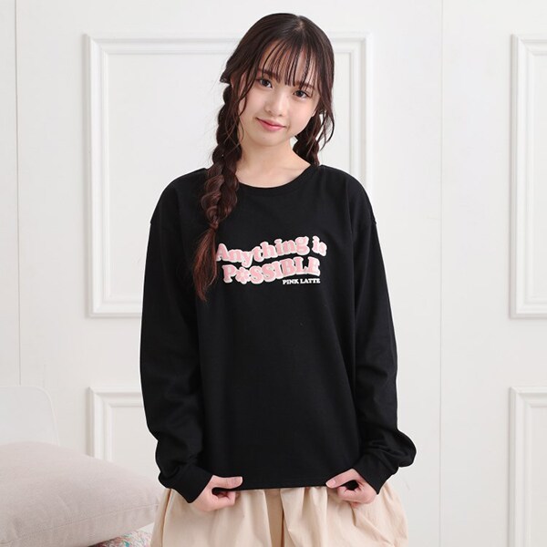 ロゴ発砲プリントロンT