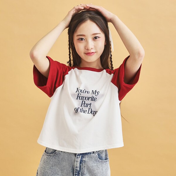 スプレー星ラグランTシャツ