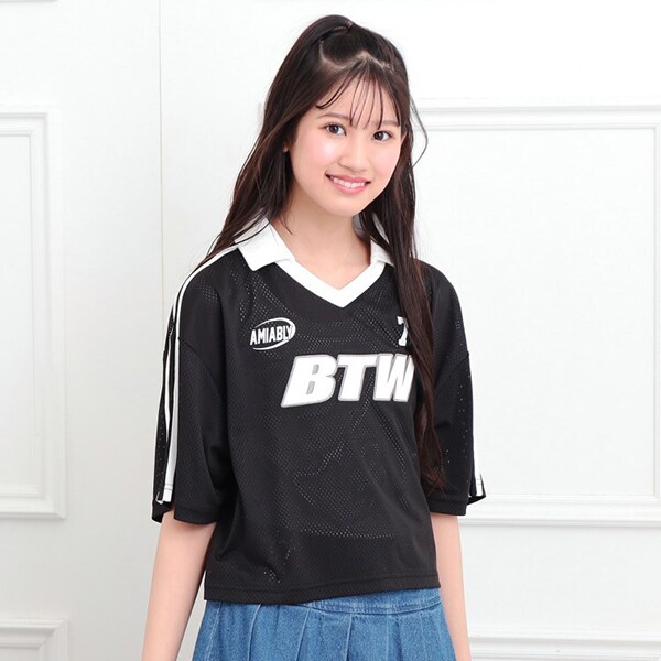 【セットアイテム】衿付きVネックメッシュT＋タンクセット