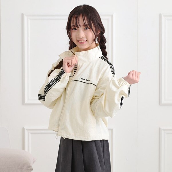 ロゴラインブルゾン