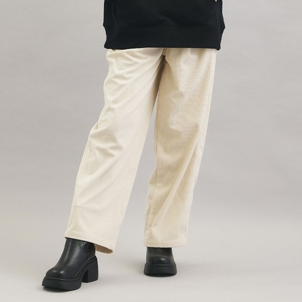 コーデュロイイージーロングパンツ