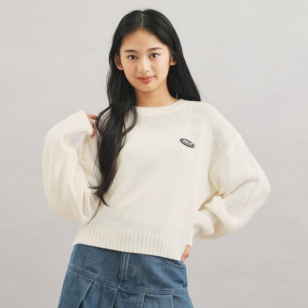 【プチプラ】短丈ニットプルオーバー