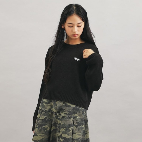 【プチプラ】短丈ニットプルオーバー