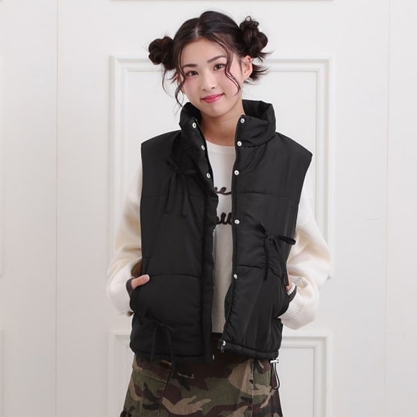 中綿リボンベスト