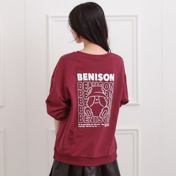 バケハくまちゃん裏毛トレーナー