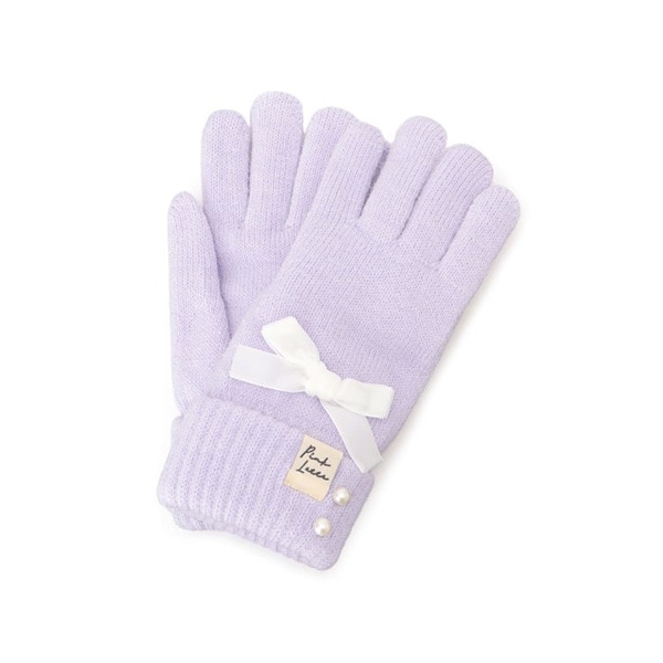 ベロアリボン裏モール手袋