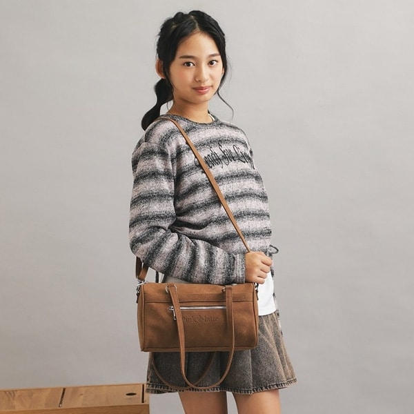 【2WAY】ロングハンドルショルダーバッグ