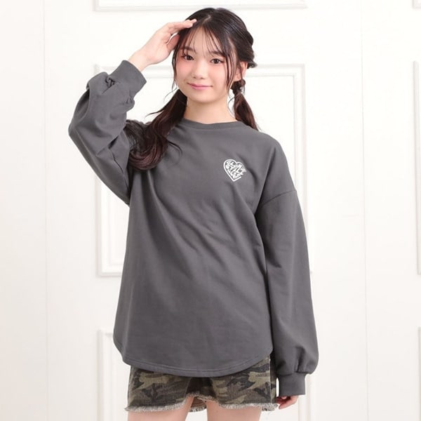 メルトハートビッグチュニックトレーナー