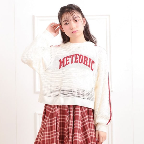 【セットアイテム】メッシュニットパーカー+ロンT