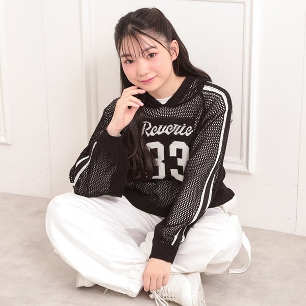 【セットアイテム】メッシュニットパーカー+ロンT