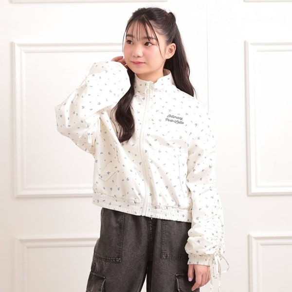 袖ドロストブルゾン