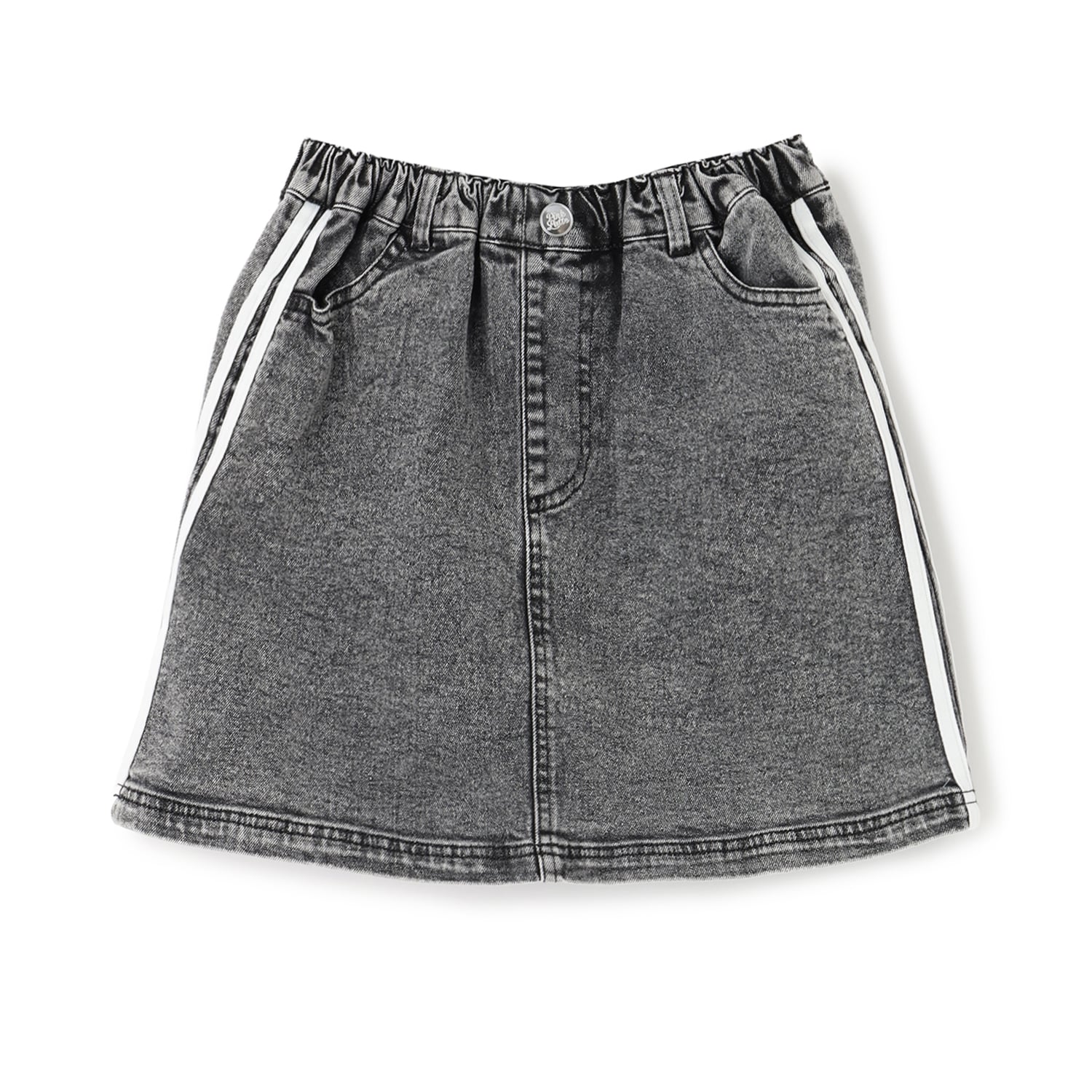 ラインストレッチ台形スカート