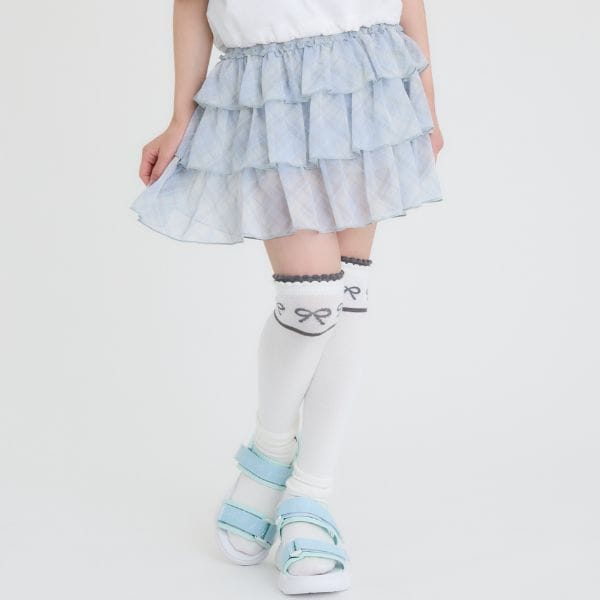 シフォンティアードスカート