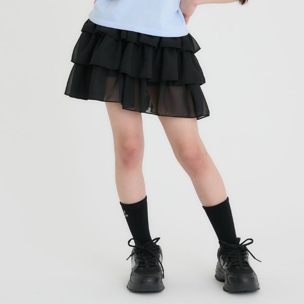 シフォンティアードスカート