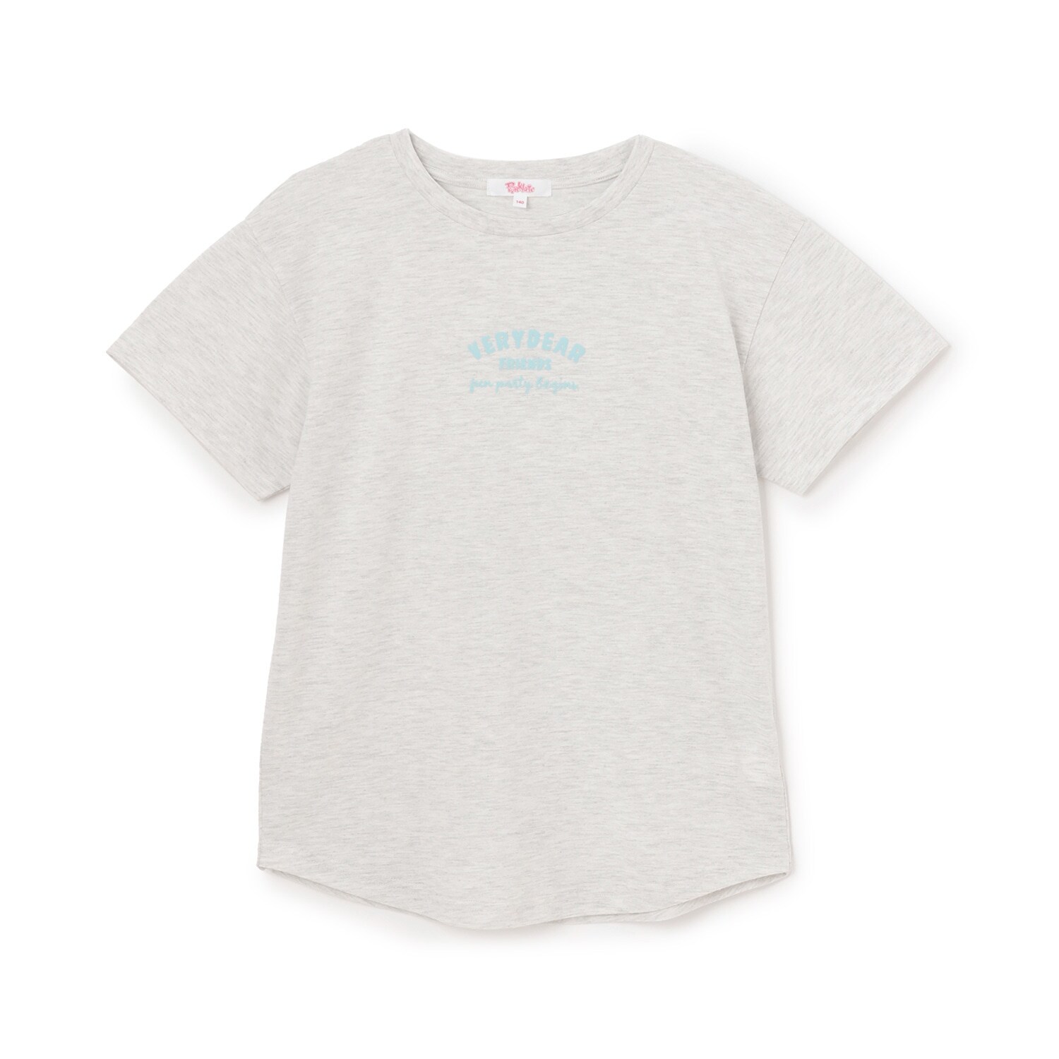 グラデくまちゃん半袖チュニックTシャツ