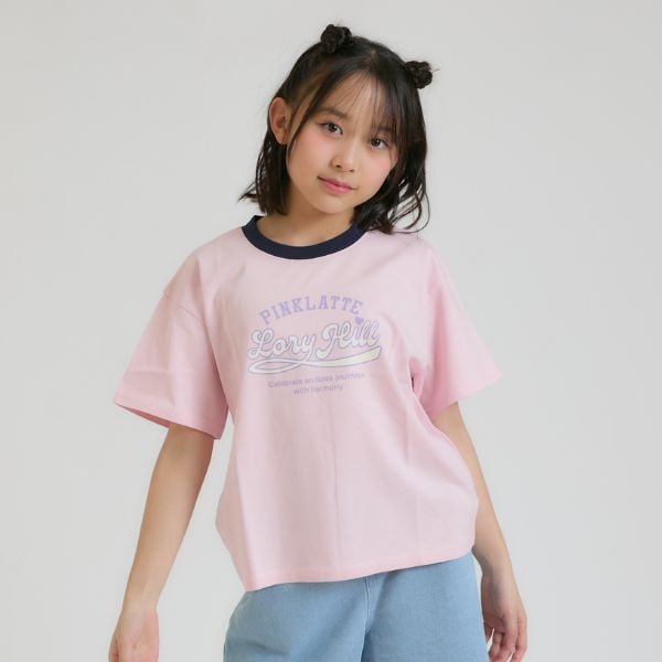 【別注】ロゴプリントリンガーTシャツ