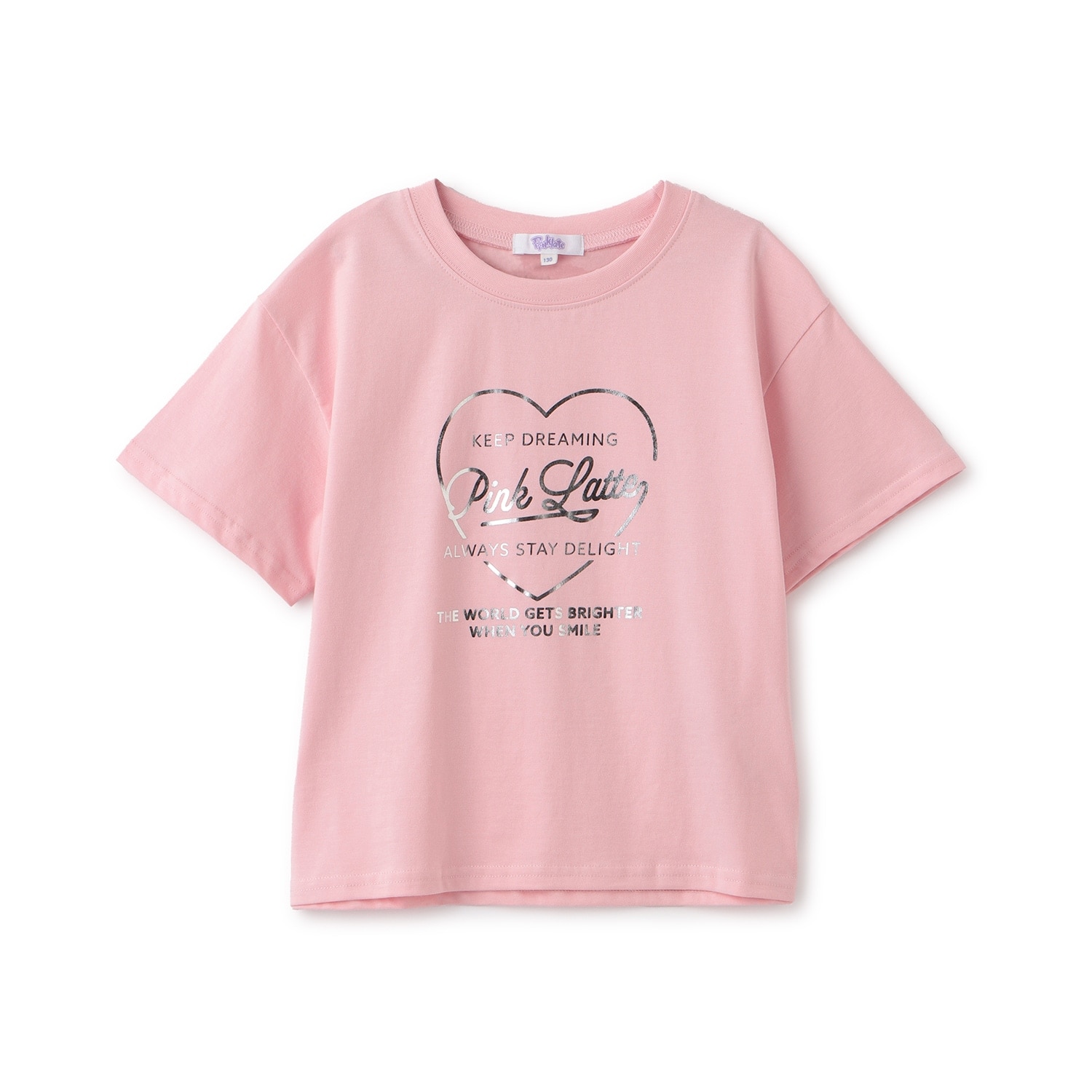 【別注】ハートロゴ箔プリントTシャツ