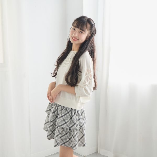 【別注】エンボス7分丈プルオーバー