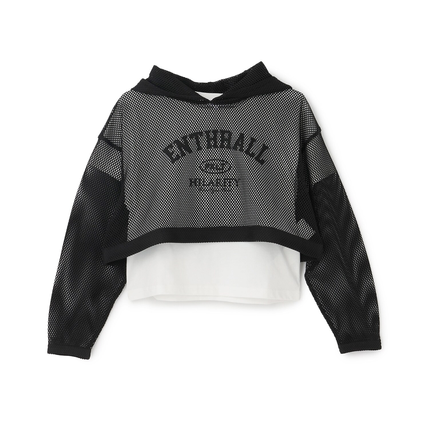 【別注】メッシュパーカー+プリント半袖Tシャツ