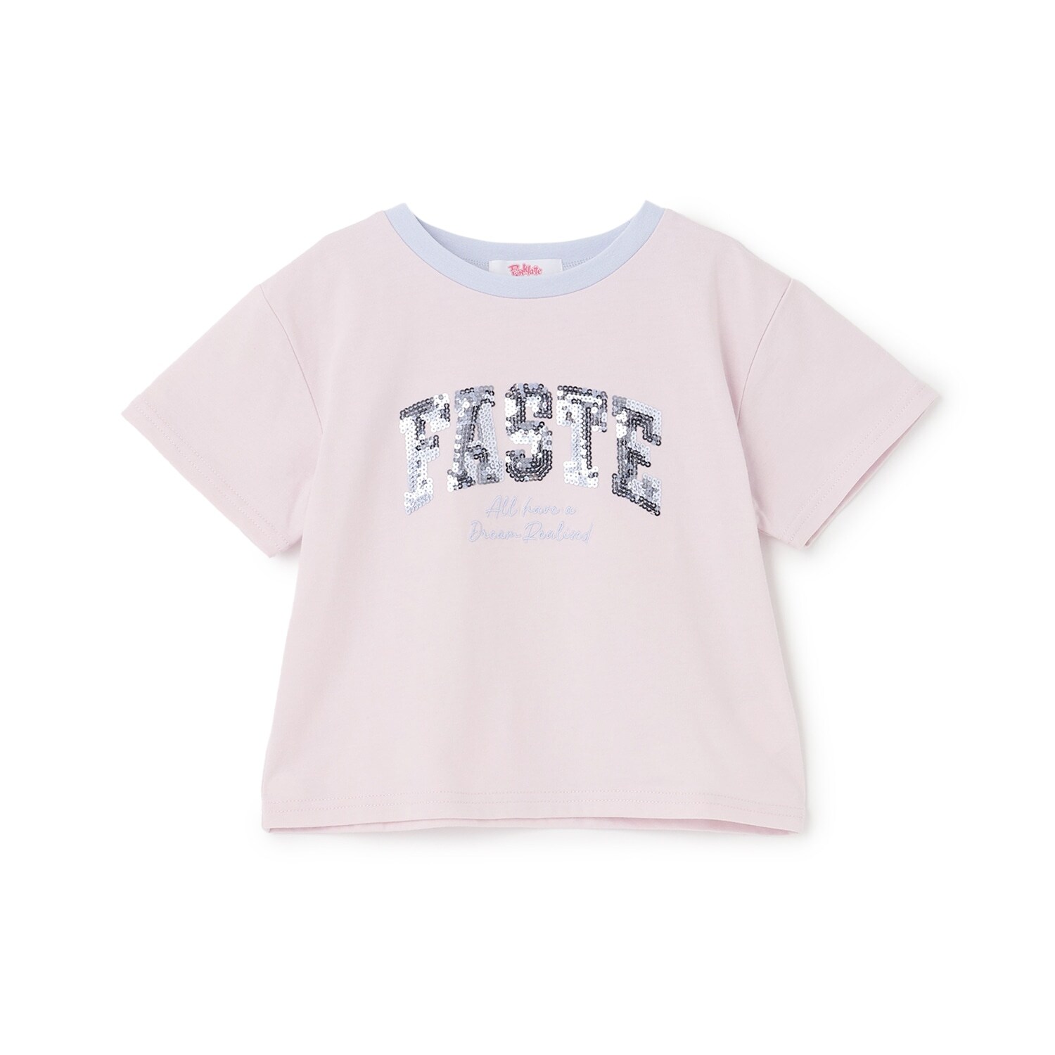 【接触冷感】キラキラカレッジリンガー半袖Tシャツ