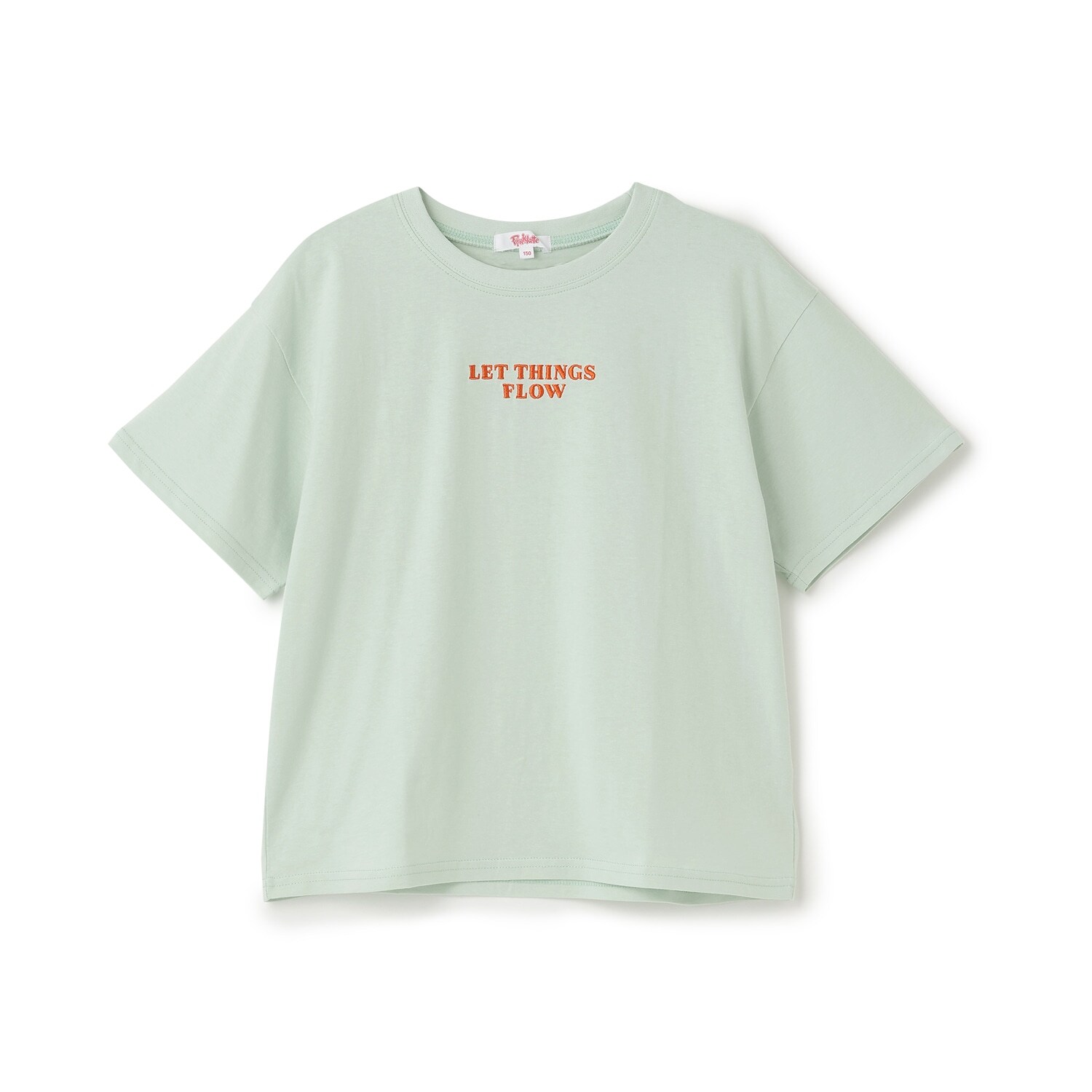 【綿100%】ワッペン風半袖T