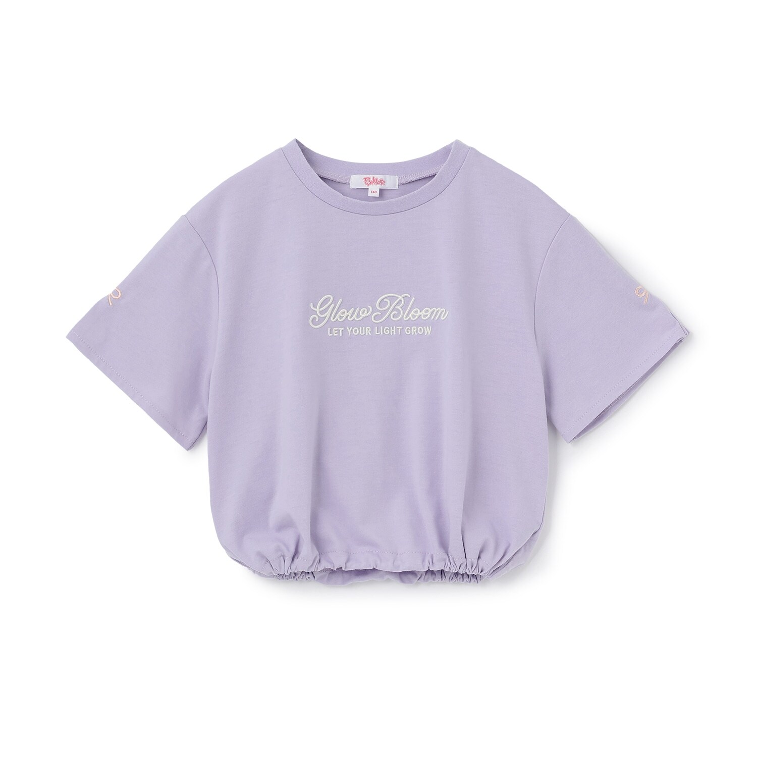 裾ドロストりぼんタック半袖Tシャツ2