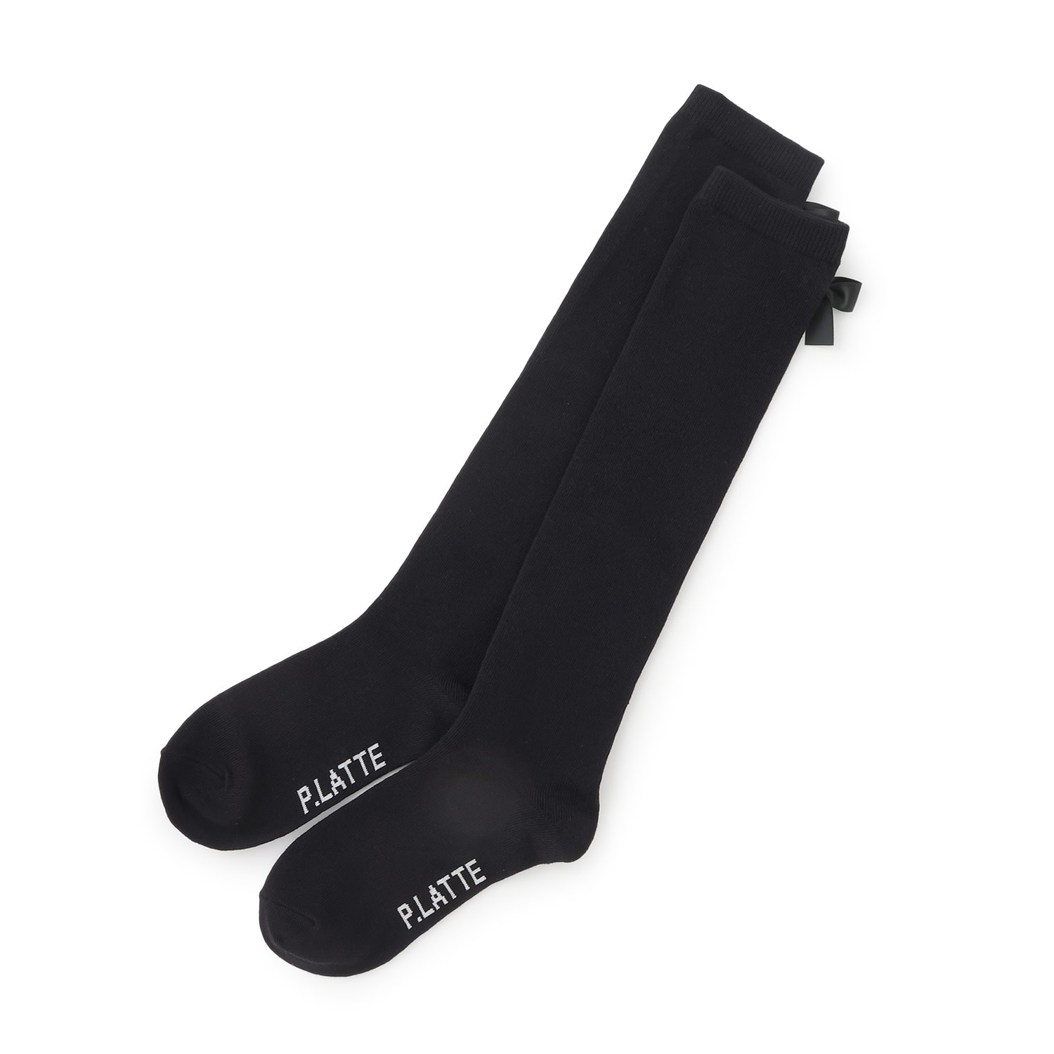 バックリボンハイソックス