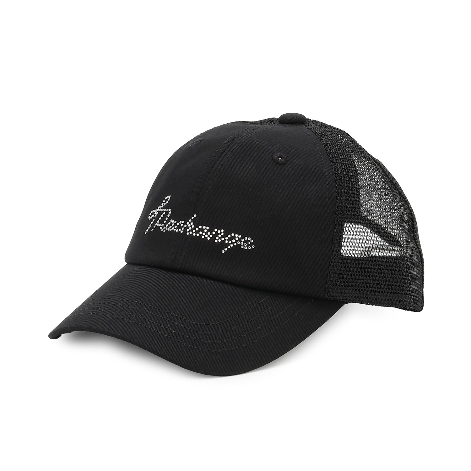 リボンストーンメッシュキャップ