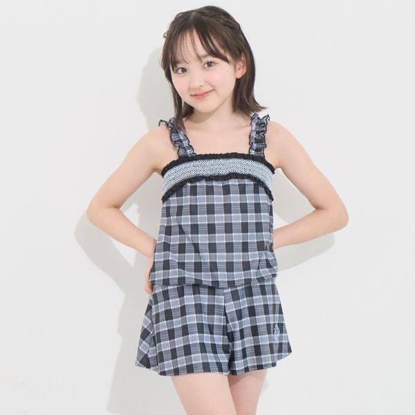 【SWIM】チェックコンビネゾン