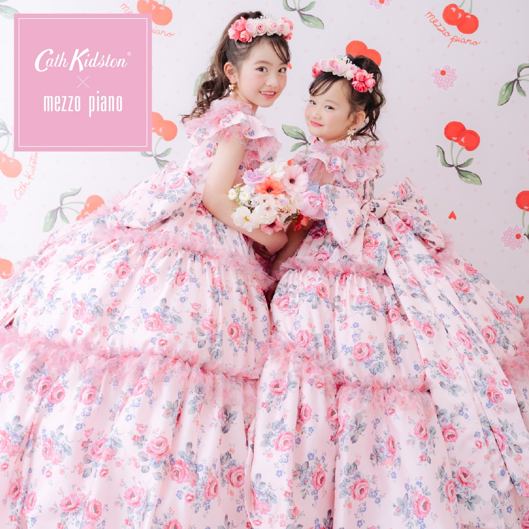 <Cath Kidston × mezzo piano>新作ドレス「スウィート ドール」撮影会